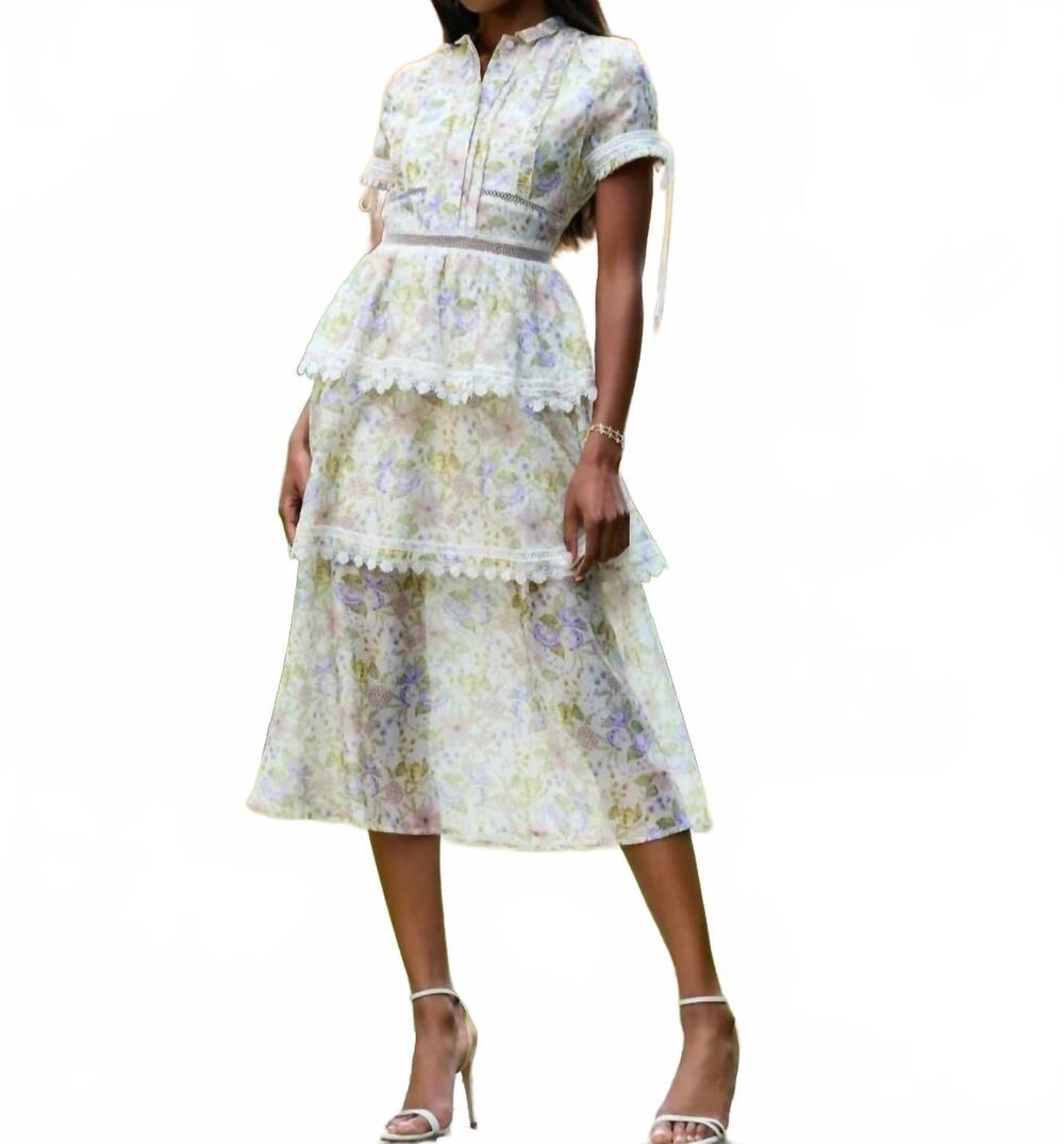 NEW V. CHAPMAN the saint-tropez dress in cordoba print